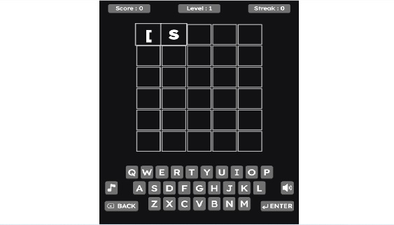 Pentaword screenshot